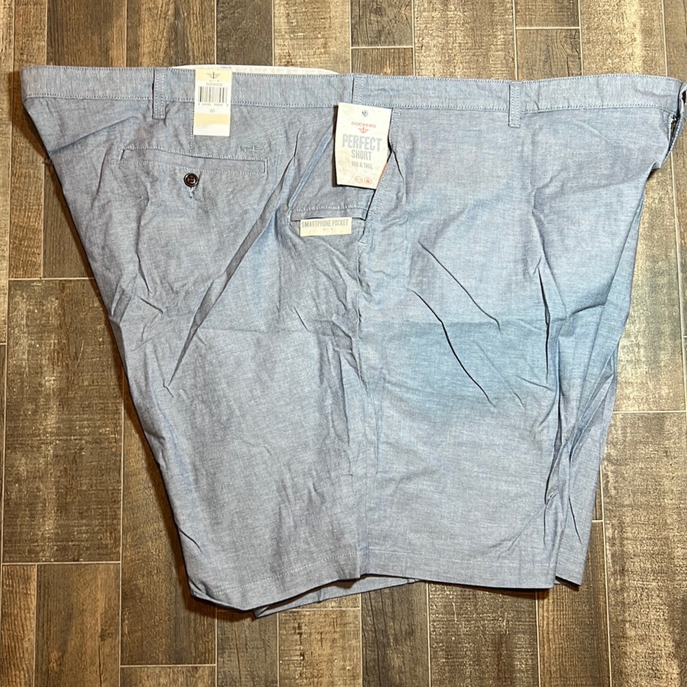 DOCKERS Perfect Short Big and Tall Men Size 60 Stretch Shorts NEW